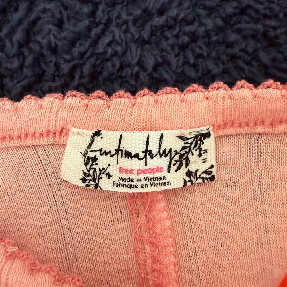 Free People Pink Ribbed Button-Front Camisole - Picture 4 of 5